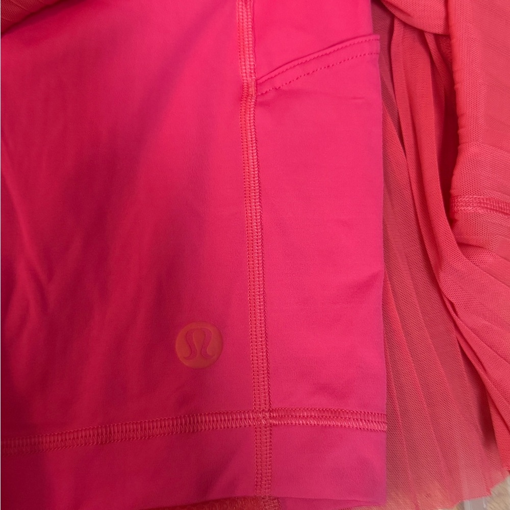 Lululemon Mesh Pleats Mid-Rise Mini Tennis Skirt - Lip Gloss - Picture 7 of 8